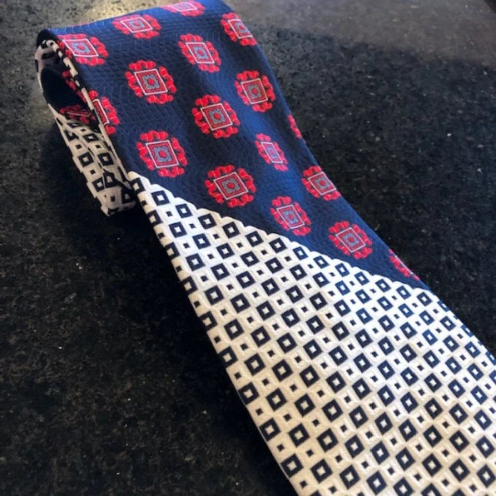 Vintage 60's Super Mod Polyester Tie - Resilio - Necktie - Fashion Accessories